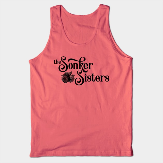Sonker Sisters Black Tank Top by Sara Howard